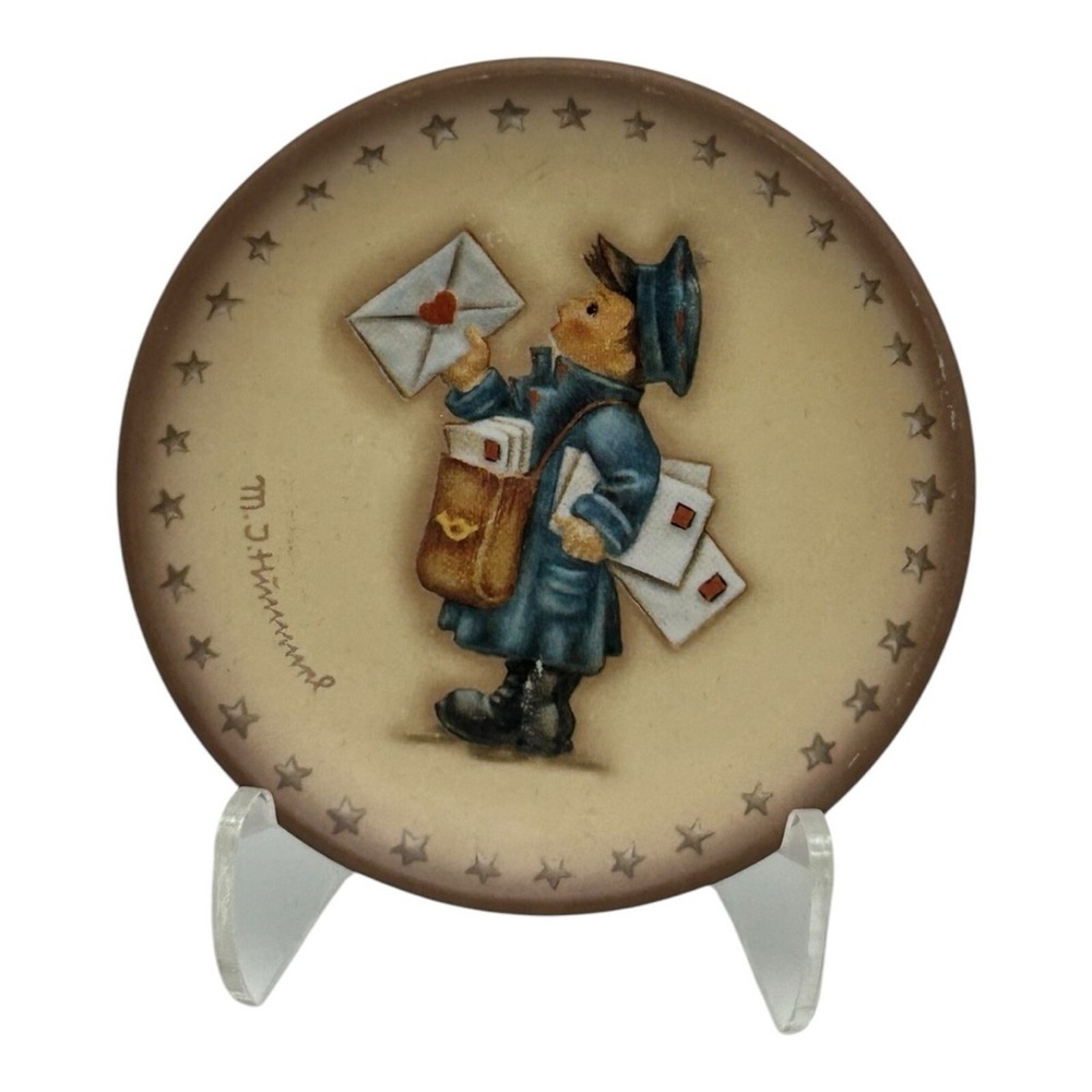 Vintage Hummel Postman Decorative Plate